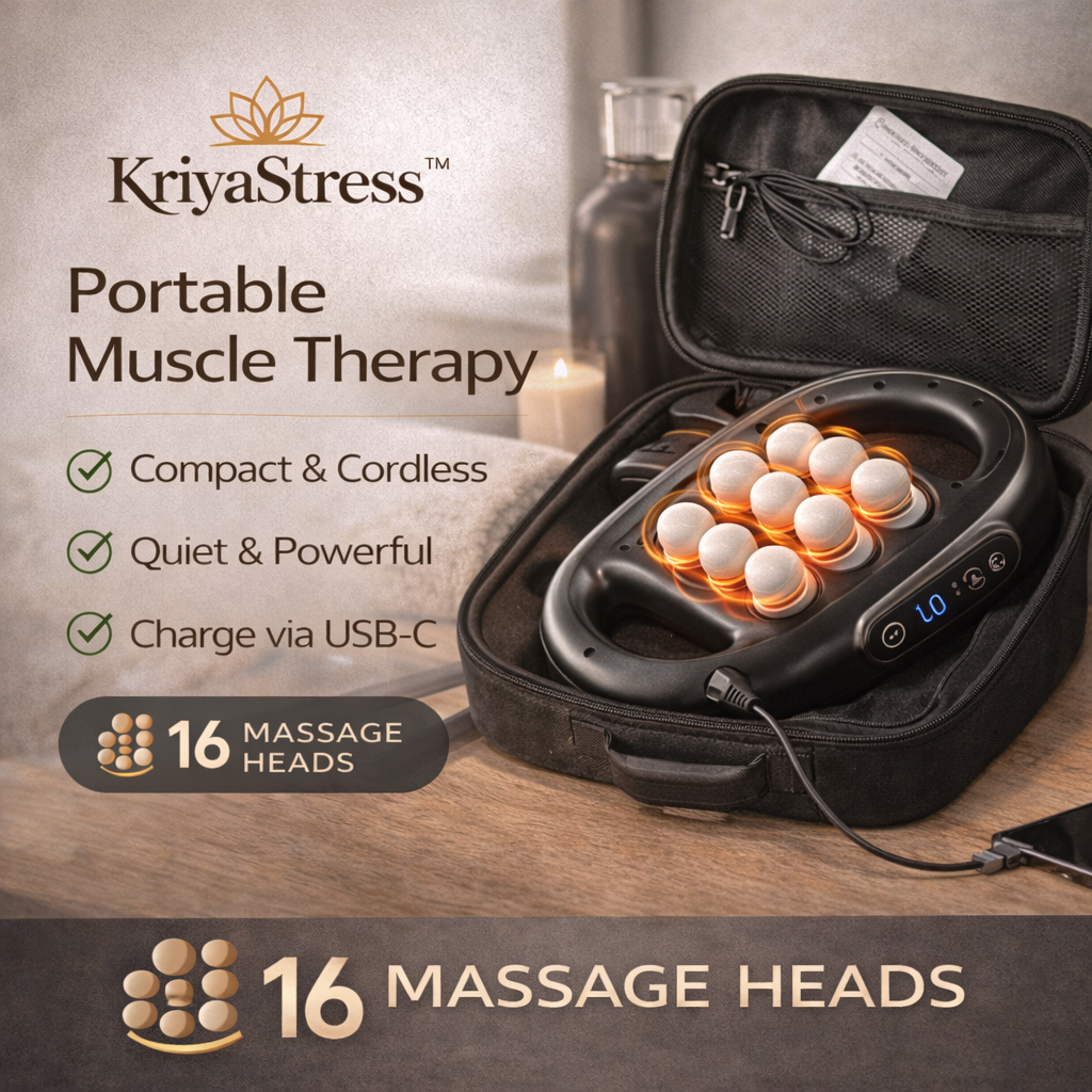 Massager Gun Set Deep Tissue Body Fitness Muscle Electric Relax Massager for Back Shoulders Legs Foot 16 Heads