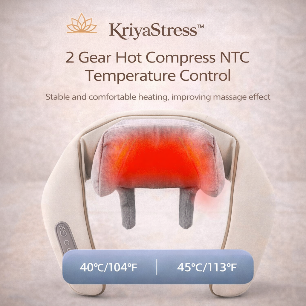 Electric Neck & Shoulder Massager – Deep Tissue Pain Relief (26W Power)