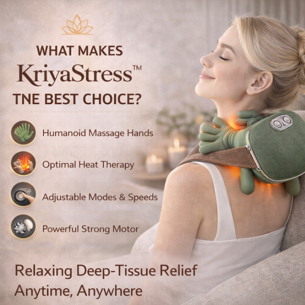 Neck Massager 2025  Electric Shoulder & Cervical Massage Deep Tissue Body Massager Almost Real Person Massager