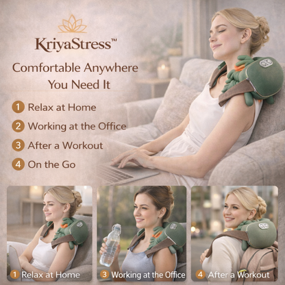 Neck Massager 2025  Electric Shoulder & Cervical Massage Deep Tissue Body Massager Almost Real Person Massager