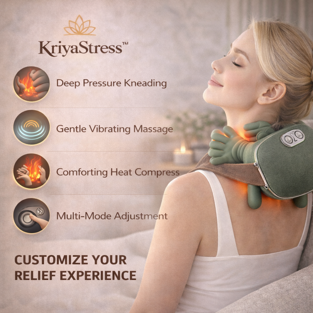 Neck Massager 2025  Electric Shoulder & Cervical Massage Deep Tissue Body Massager Almost Real Person Massager